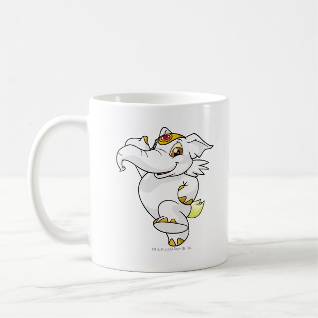 Elephante vit kaffemugg (Vänster)
