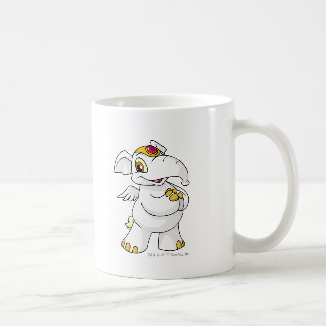 Elephante vit kaffemugg (Höger)