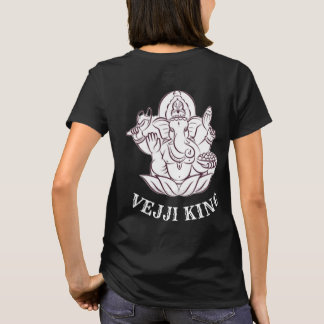 Elephanté Womans T-Shirt (svart+multifärgad)