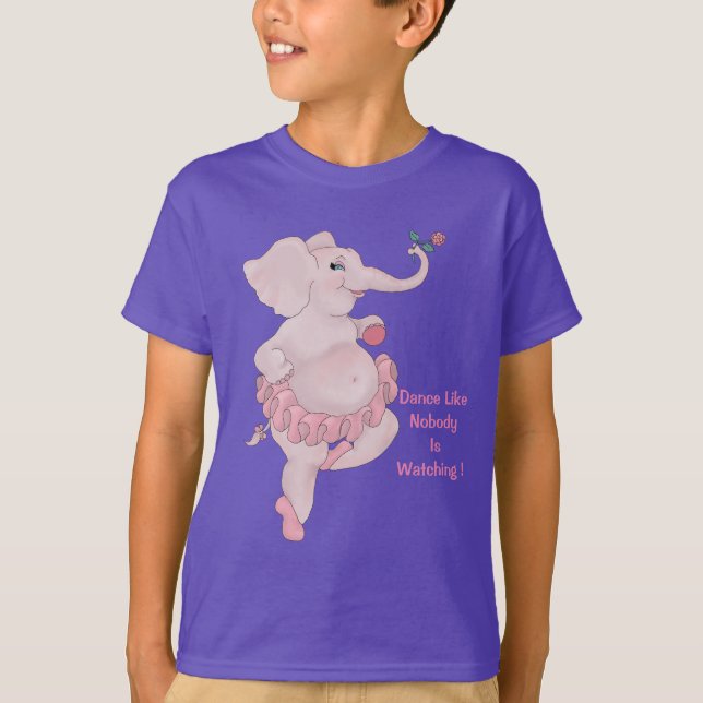Elephantina Ballerina T Shirt (Framsida)