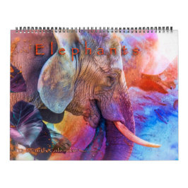 ELEPHANTS ART CALENDAR #1 KALENDER