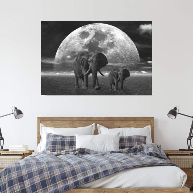 Elephants Canvastryck (Insitu (sovrum))