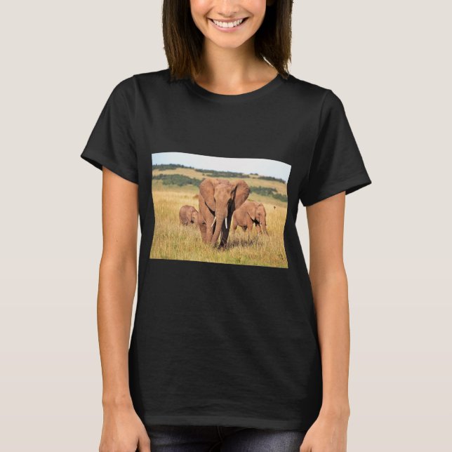 elephants cute  t shirt (Framsida)
