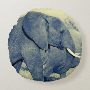 Elephants diva rund kudde