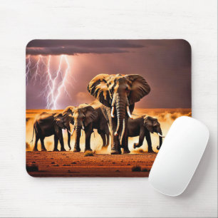 Elephants in Thunderstorm Musmatta