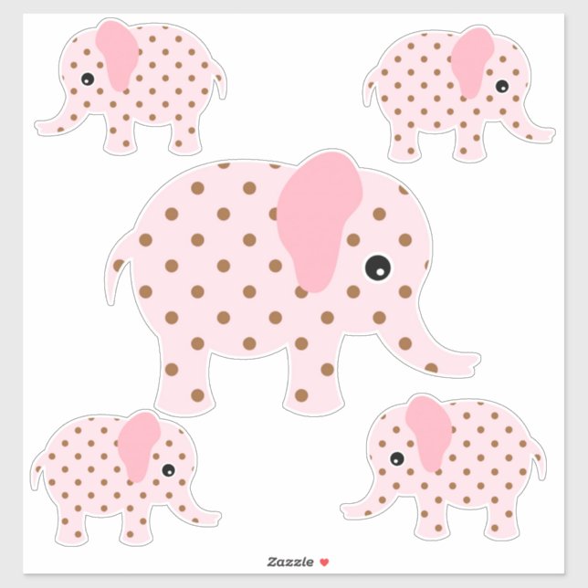 Elephants Klistermärken (Ark)