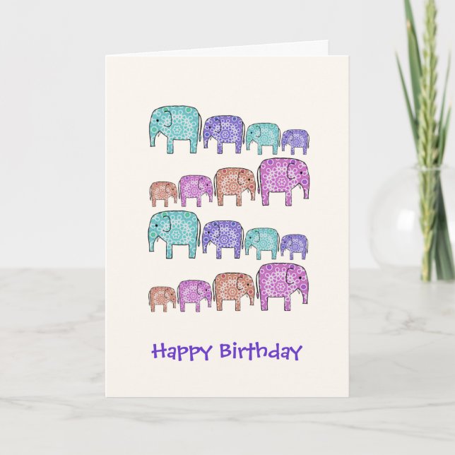 Elephants Kort (Framsida)