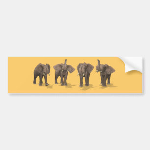 Elephants-kvartetten Bildekal