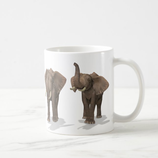 Elephants-kvartetten Kaffemugg (Höger)