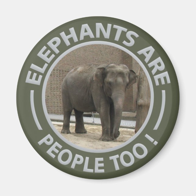 ELEPHANTS magnet (Framsidan)