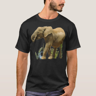 Elephants Motif For Africa Fans T Shirt