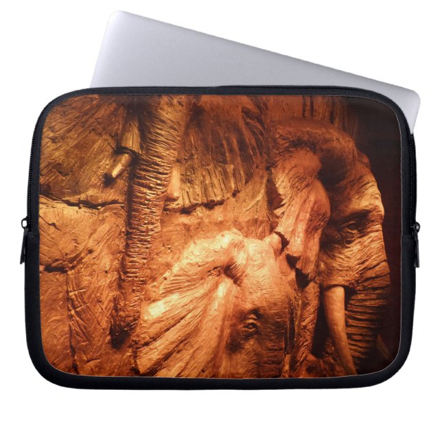 Elephants Neoprene Laptop sleeve 10 tum (Framsidan)