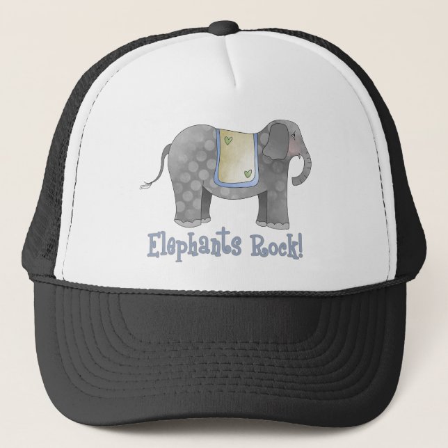 Elephants Sten Truckerkeps (Framsida)