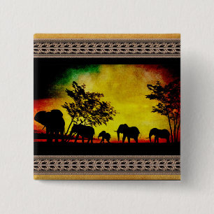 Elephants Sunset Knapp
