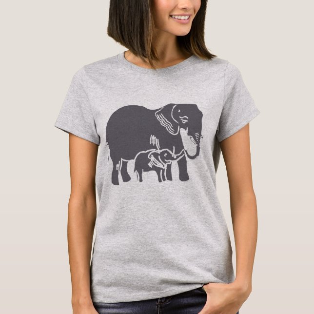 Elephants Women's T-Shirt (Framsida)