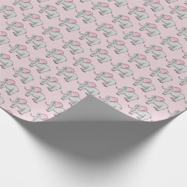 Elephants Wrapping Papper Presentpapper