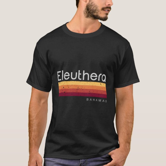 Eleuthera Bahamas T Shirt (Framsida)