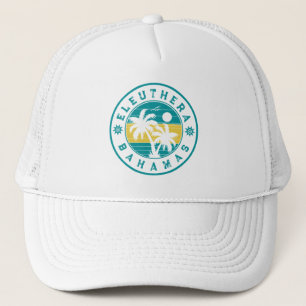 Eleuthera Island Bahamas Handflatan Träd Souvenirs Keps