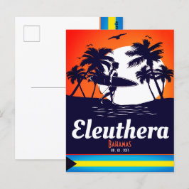 Eleuthera Island Bahamas Vintage Souvenirs Vykort