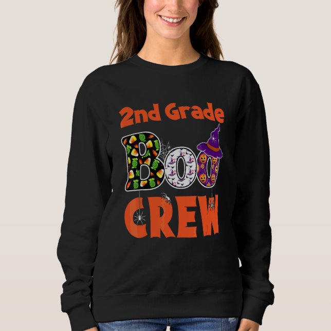 Elev lärare andra klass Halloween 2:a klass B T Shirt (Framsida)