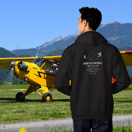 Elev Pilots Första Ensamflygning Flygplan Rolig An Hoodie