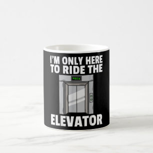 Elevator Buttons Mechanic Technician Kaffemugg