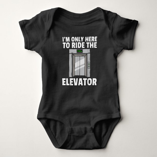 Elevator Buttons Mechanic Technician T Shirt (Framsida)