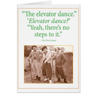 Elevator Dance Hälsningskort