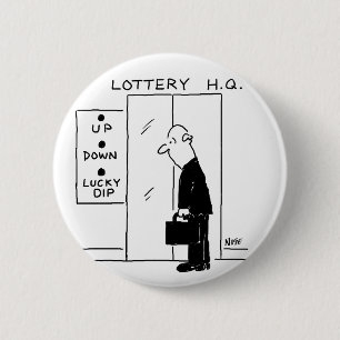 Elevator eller Hiss i Tecknaden Lottery Headquarte Knapp