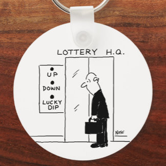 Elevator eller Hiss i Tecknaden Lottery Headquarte Nyckelring