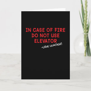 Elevator Hiss i Fodral vid brand Kort
