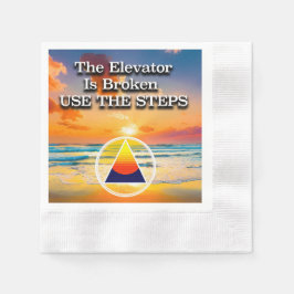 Elevator Is Broken Recovery Slogan Sunrise Pappersservett