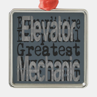 Elevator Mechanic Extraordinaire Julgransprydnad Metall