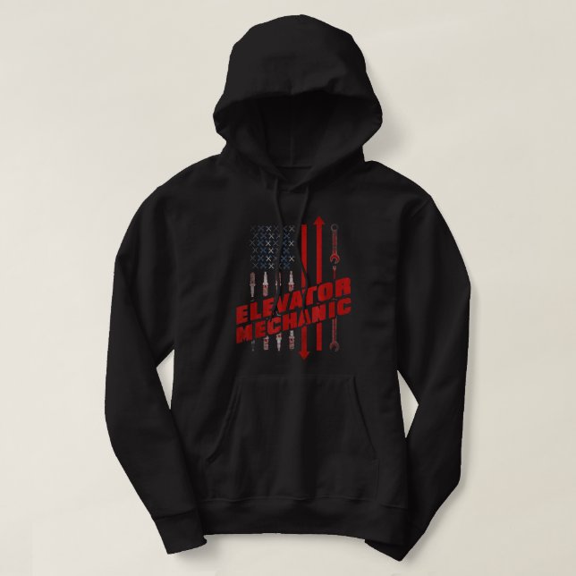 Elevator Mechanic Hoodie (Design framsida)