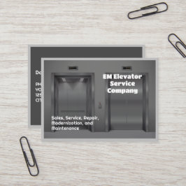 Elevator Service Visitkort