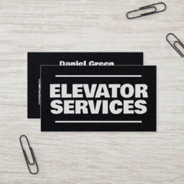 Elevator Services QR Visitkort