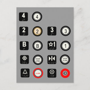 Elevator-vykort Vykort