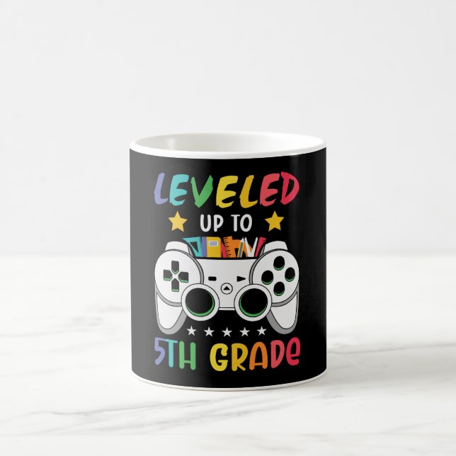 Elevpresent till 5:e klass Gamer Första skoldagen Kaffemugg (Center)