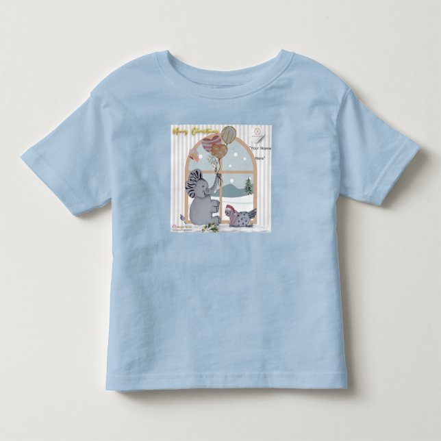 Eleze & Friends Boganhus Tryck T Shirt (Framsida)
