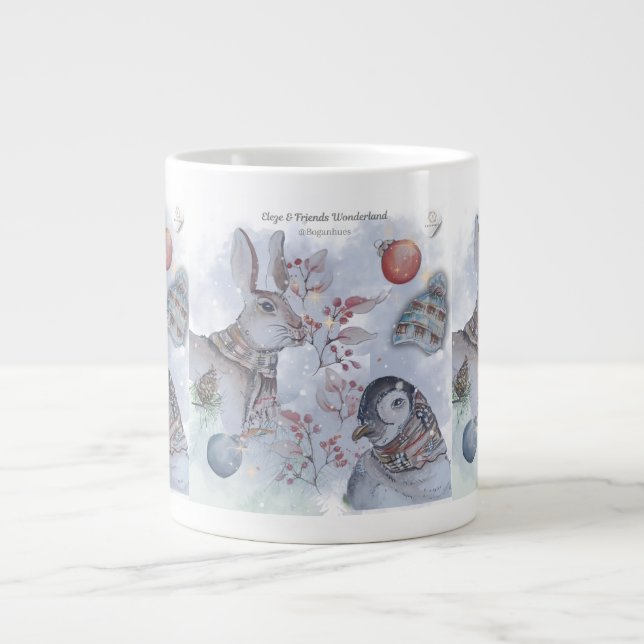 Eleze & Friends Wonderland Boganhues Specialmugg Jumbo Mugg (Framsidan)