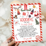 Elf Adjö Brev Adjö från Elf-jul<br><div class="desc">♥ Den här söta Elf Brev är ett perfekt till din magiska jul!</div>