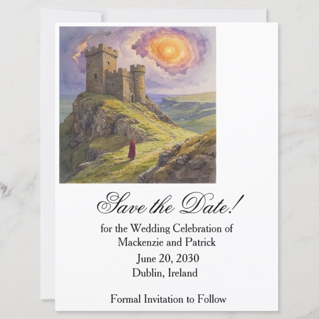 Elf Ancient Ireland Under the Sky, Save the Date (Framsida)