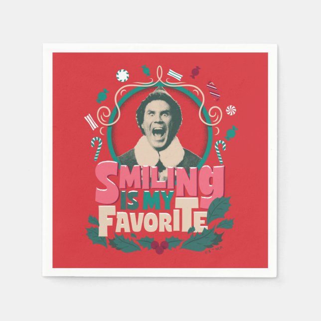 Elf - Att le är min favoriter Pappersservett (Framsidan)