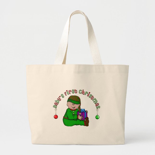 Elf Baby - Latino Tshirts och Gifts Jumbo Tygkasse (Framsidan)