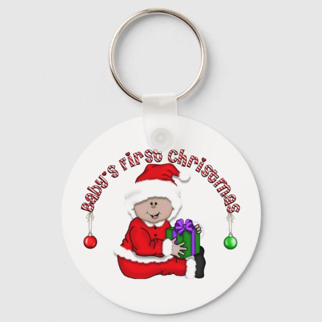 Elf Baby - Latino Tshirts och Gifts Nyckelring (Framsida)