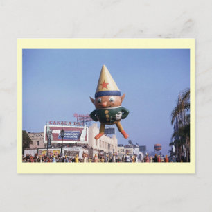 Elf Balloon Parad, Los Angeles Vintage Vykort