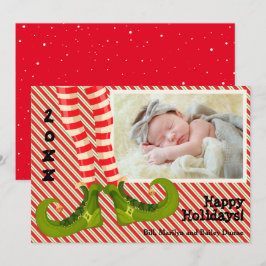 Elf Ben julfoto Julkort