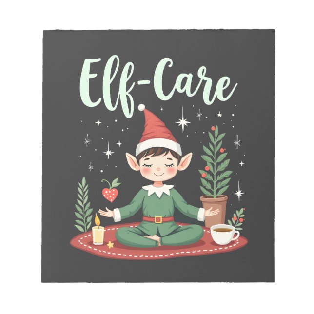 Elf Care Underlig jul Elf Magic Self Care Anteckningsblock (Framsida)