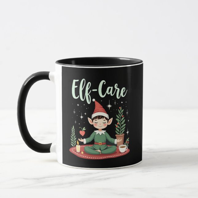 Elf Care Underlig jul Elf Magic Self Care Mugg (Vänster)