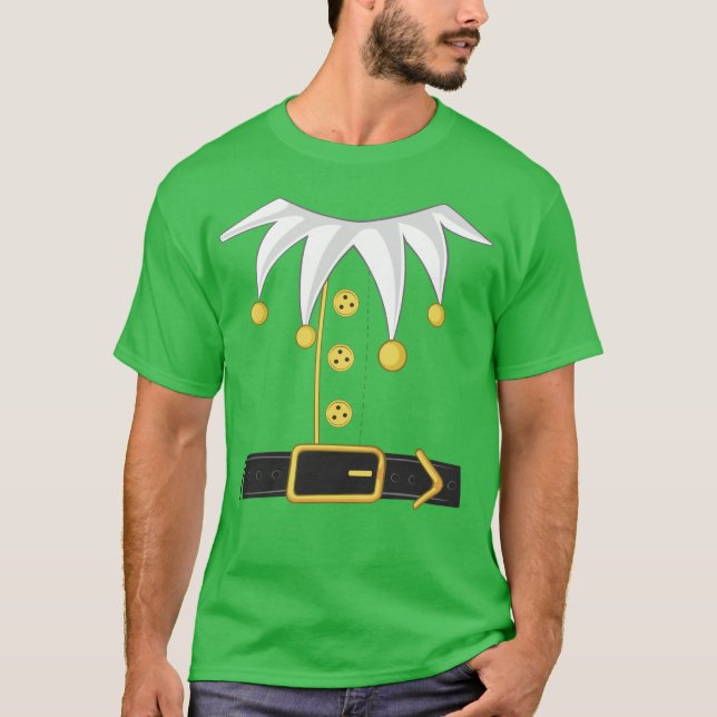 elf costume christmas t shirt (Framsida)